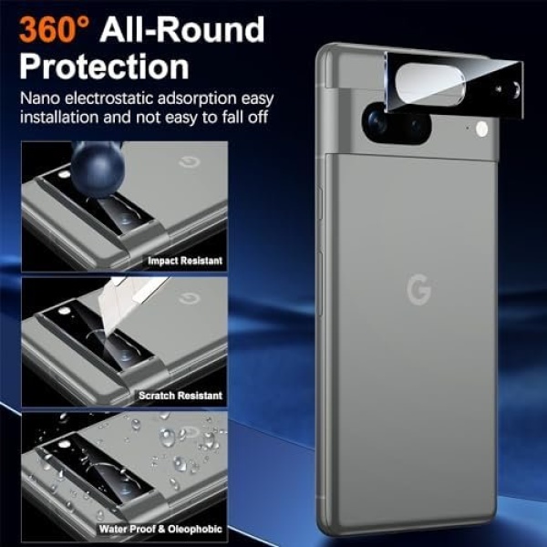 UniqueMe for Google Pixel 8 Screen Protector, [Compatible Fingerprint Unlock] - Image 5