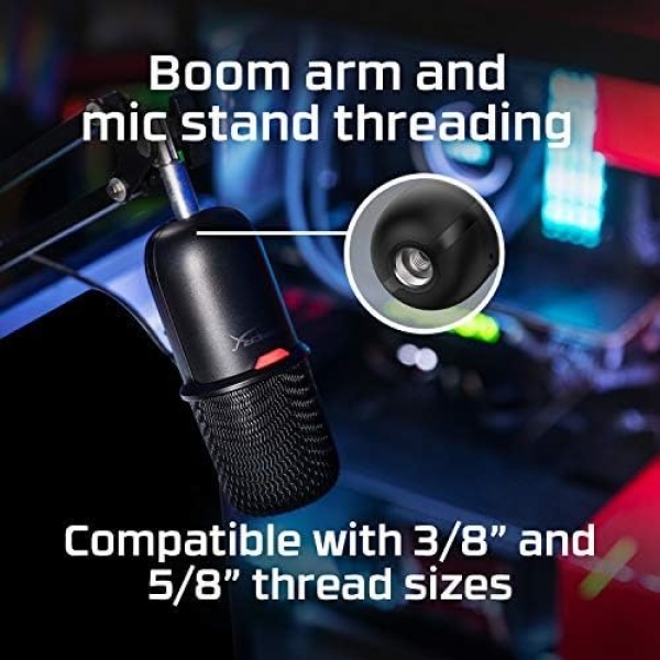 HyperX SoloCast – USB Condenser Gaming Microphone, for PC, PS4, PS5 and Mac - Image 5