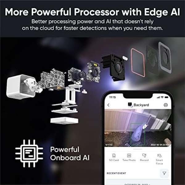 WYZE Cam v3 with Color Night Vision, Wired 1080p HD Indoor/Outdoor Video Camera - Image 2