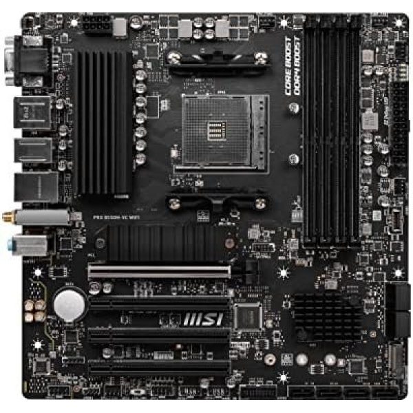 MSI PRO B550M-VC WiFi ProSeries Motherboard (AMD AM4, DDR4, PCIe 4.0, SATA - Image 3